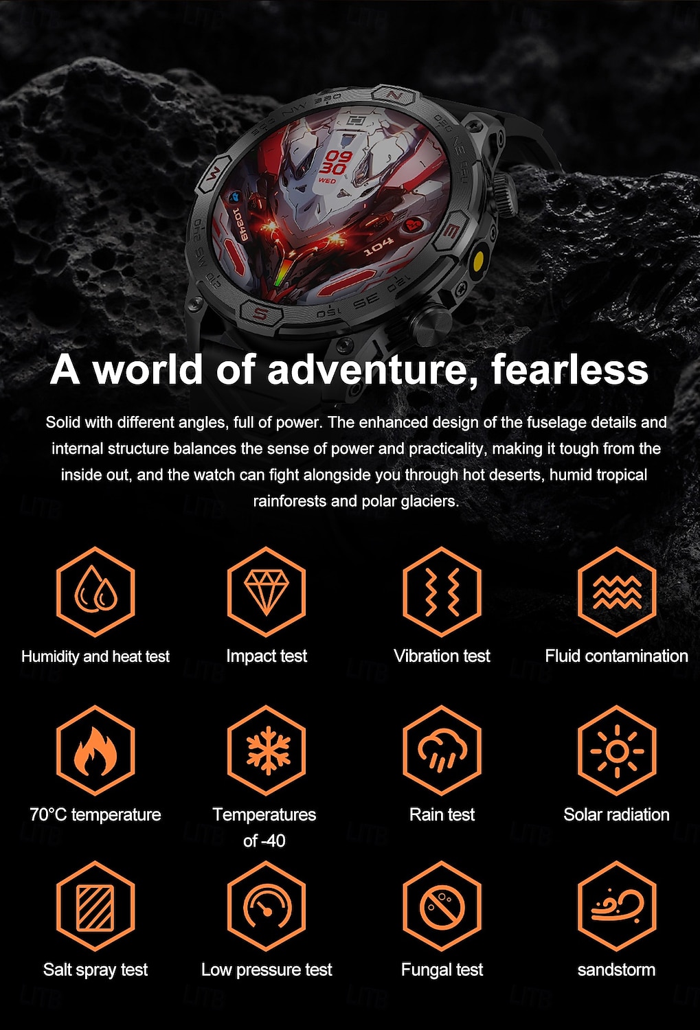 KC86 Smart Watch 1.43 AMOLED Screen 1ATM Waterproof Compass Altitude Barometer LED Flashlight Sports Watch 2025 - $61.99 –P5