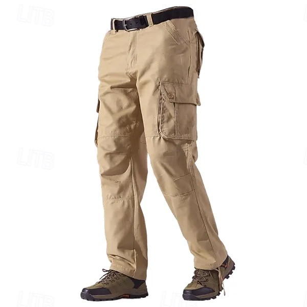 Herren Outdoorhosen Cargohosen Wanderhosen Militär Frühling Herbst Außen Normale Passform Wasserdicht Schnelltrocknend Atmungsaktiv Hosen Armee-Gelb Schwarz Baumwolle Jagd Klettern Camping / Wandern 2026 - $36.99 –P8