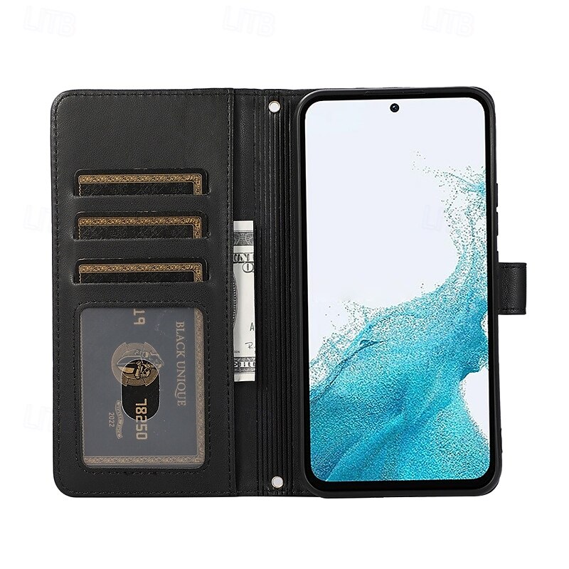 Phone Case For S24 Ultra S24 Plus S24 S24 FE S23 S22 S21 S20 Ultra Plus FE A55 A35 A25 A15 5G A54 A34 A14 A73 A53 A33 A23 A13 A72 A52 A32 A22 A12 A51 Flip Cover with Stand Holder Zipper with Wrist 2025 - $22.99 –P10