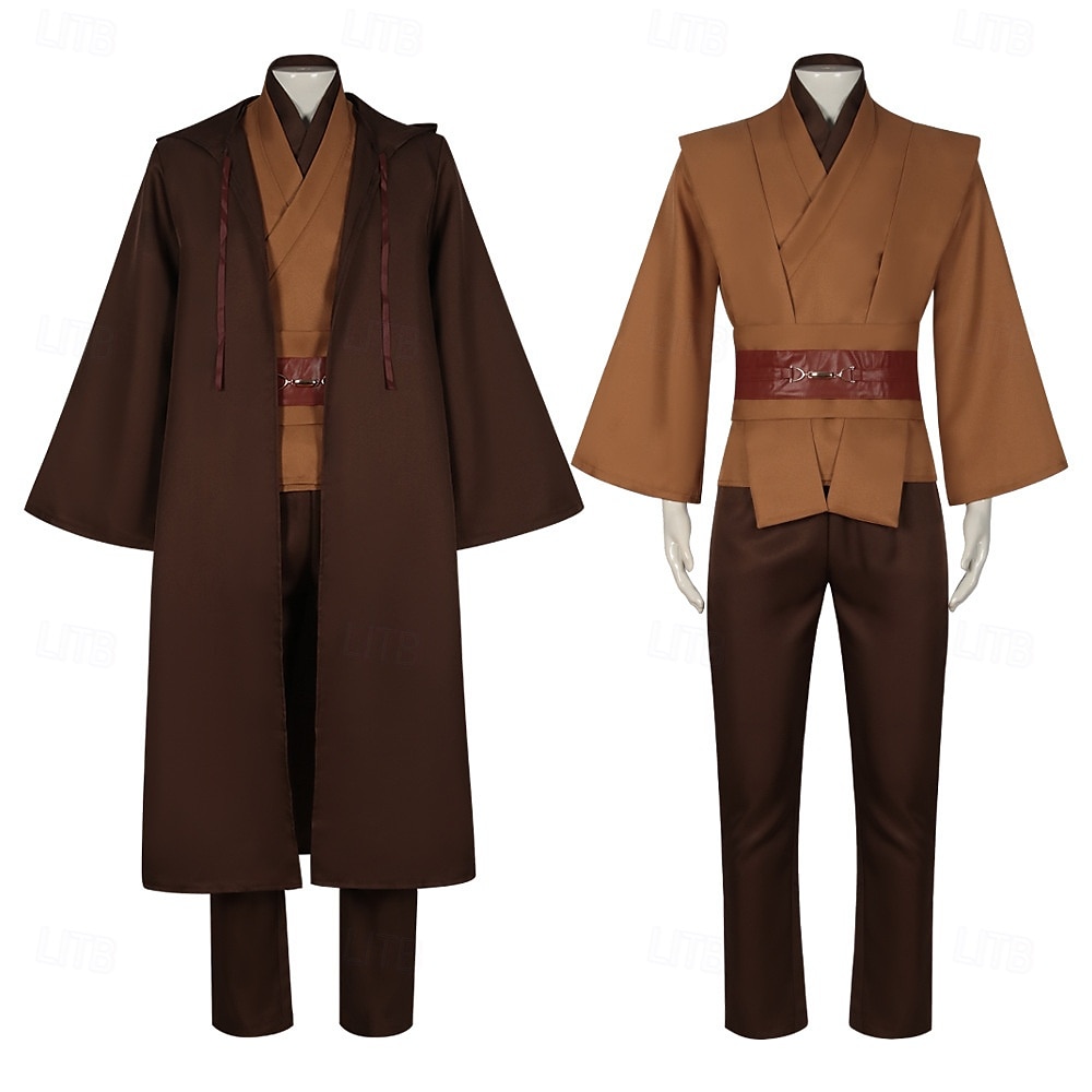 Obi-Wan Kenobi Cavaliere Jedi Costume Cosplay Abiti Costume Cosplay Cosplay di film for Per uomo Ragazzi Adulti Bambini Carnevale Mascherata del 2025 a $38.99 –P7