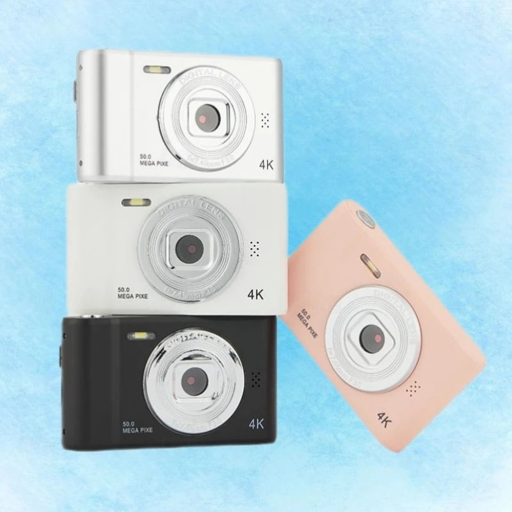 4K Digital Camera Point and Shoot Photography Travel Selfie Camara 2.4inch Screen Entry-Level Gift Compact Digicam Selfie Mini Retro Cam 2025 - $39.99 –P18