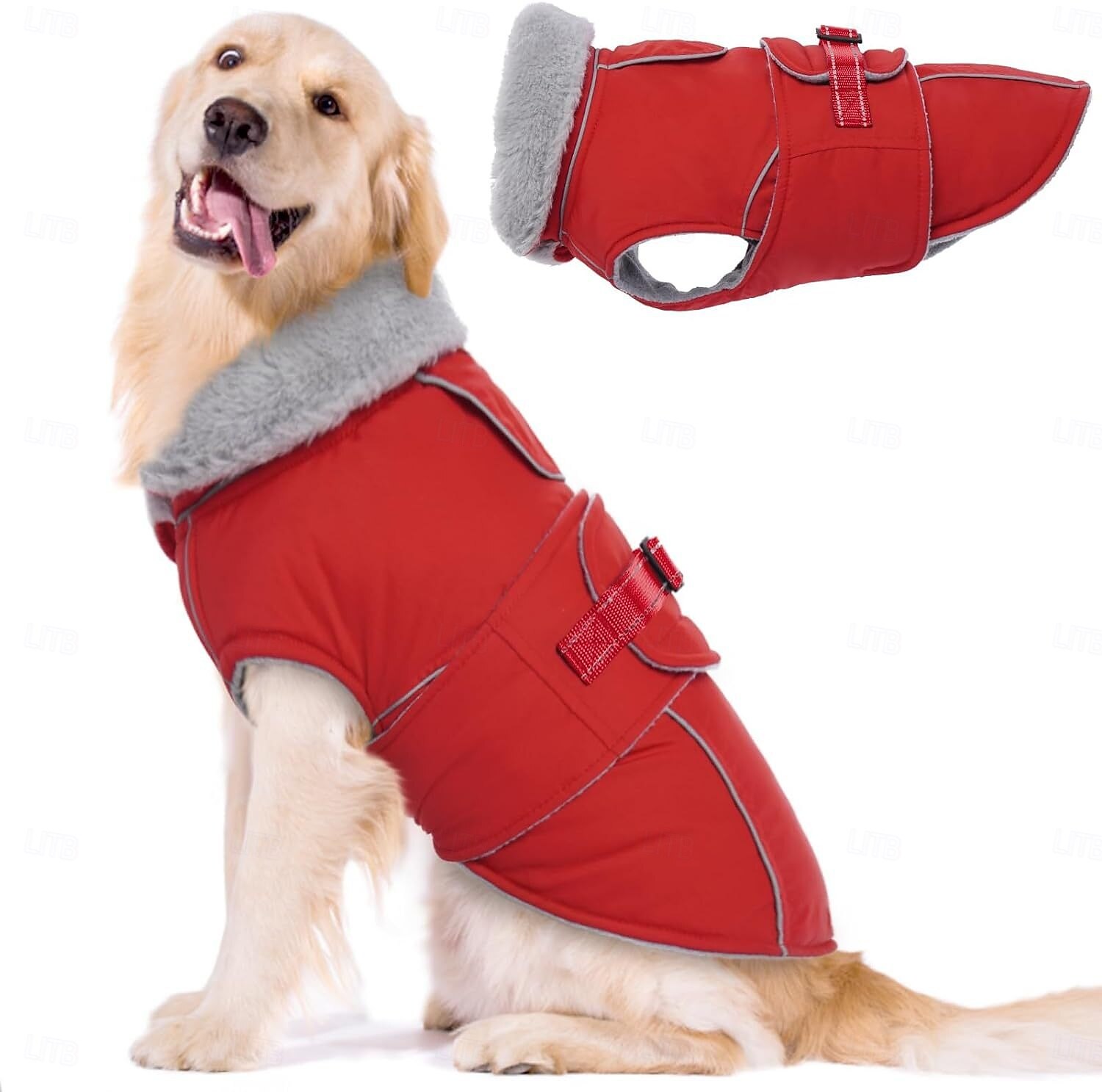 Psi Kabáty Kurtka Bunda Parka Reflexní Teplý Voděodolný Venkovní Oblečení pro psy for Střední Velký 2025 - $35.99 –P1