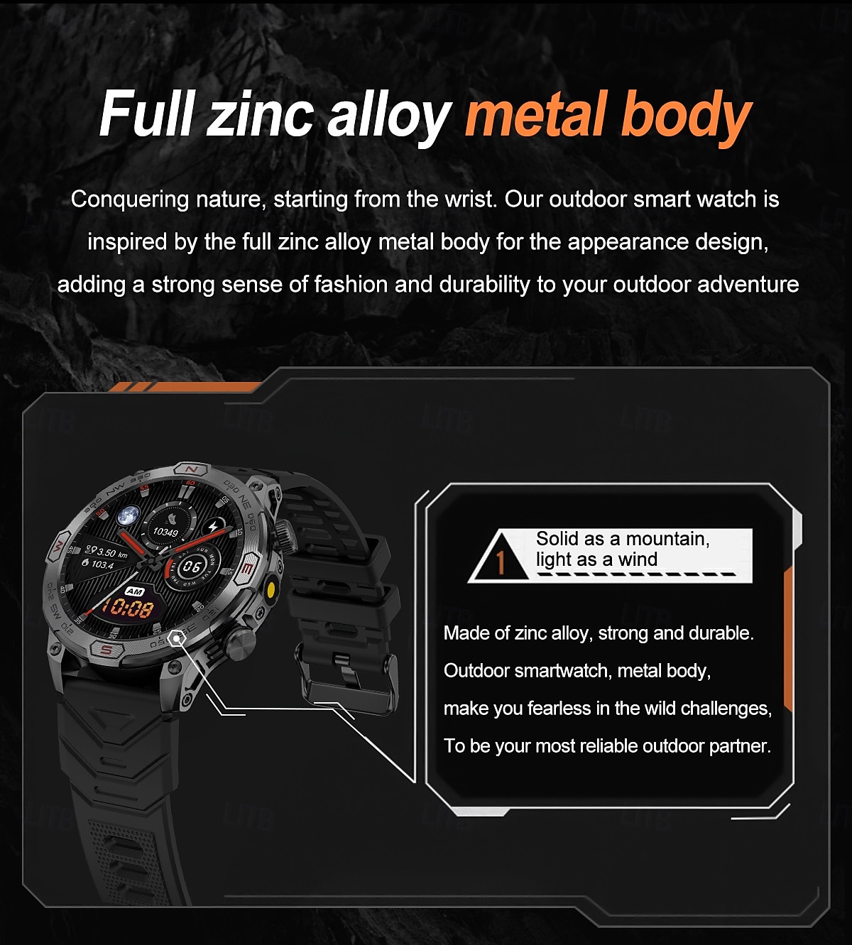 KC86 Smart Watch 1.43 AMOLED Screen 1ATM Waterproof Compass Altitude Barometer LED Flashlight Sports Watch 2025 - $61.99 –P6
