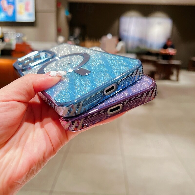 2025年 電話 ケース 用途 iPhone 16 Pro Max プラス iPhone 15 プロマックスプラス iPhone 14 13 12 11 Pro Max Plus iPhone 14 Pro Max iPhone 13 12 11 Pro Max バックカバー 磁石バックル ワイヤレス充電をサポート 耐衝撃 レトロ風 TPU アクリル  コレクション – $16.99 –P5