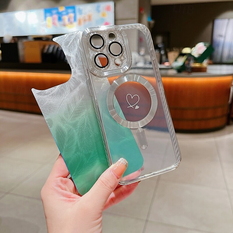 teléfono Funda Para iPhone 16 Pro Max Plus iPhone 15 Pro Max Plus iPhone 14 13 12 11 Pro Max Plus iPhone 14 Pro Max iPhone 13 12 11 Pro Max Funda Trasera Magnética Soporte de carga inalámbrica 2025 - $16.99 –P9