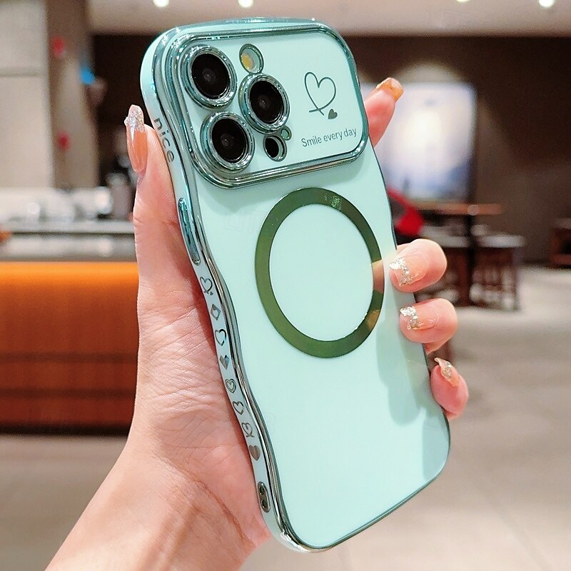 2025年 電話 ケース 用途 iPhone 16 Pro Max プラス iPhone 15 プロマックスプラス iPhone 14 13 12 11 Pro Max Plus iPhone 14 Pro Max Plus iPhone 13 12 11 Pro Max バックカバー 磁石バックル ワイヤレス充電をサポート 耐衝撃 レトロ風 仕上げ コレクション – $15.99 –P6