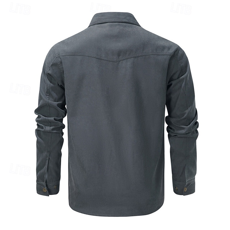 Hombre Chaqueta Cortavientos Al aire libre Resistente al Viento Cómodo Trajes de senderismo Ropa de senderismo Primavera Otoño Chaqueta Paravientos Color sólido Negro Azul Marrón 2025 - $50.99 –P9