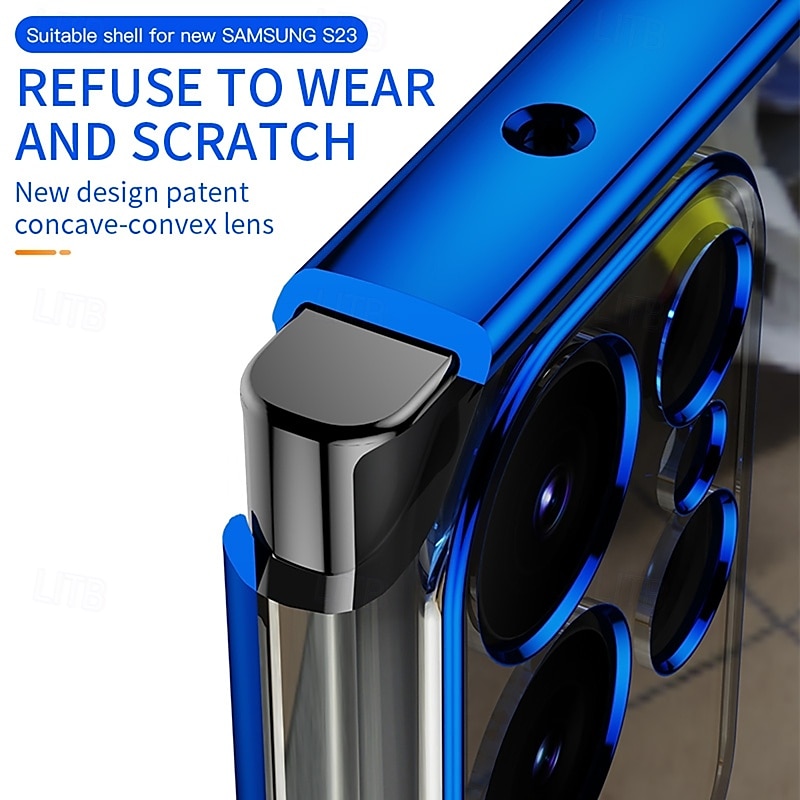 Phone Case For S24 S24 Ultra Plus S24 FE S23 S23 Ultra S23 Plus S25 Ultra Back Cover Ring Holder Shockproof Retro TPU PC 2025 - $13.99 –P5