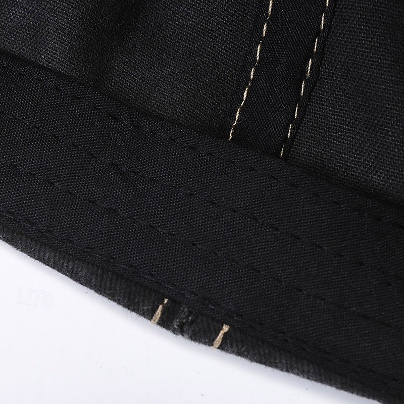 Męskie Czapka z daszkiem Kapelusz Kowbojski kapelusz Czarny Czerwony Bawełna Styl vintage Moda Codzienny Impreza tematyczna Słowa i cytaty Filtr przeciwsłoneczny 2025 - $7.99 –P3