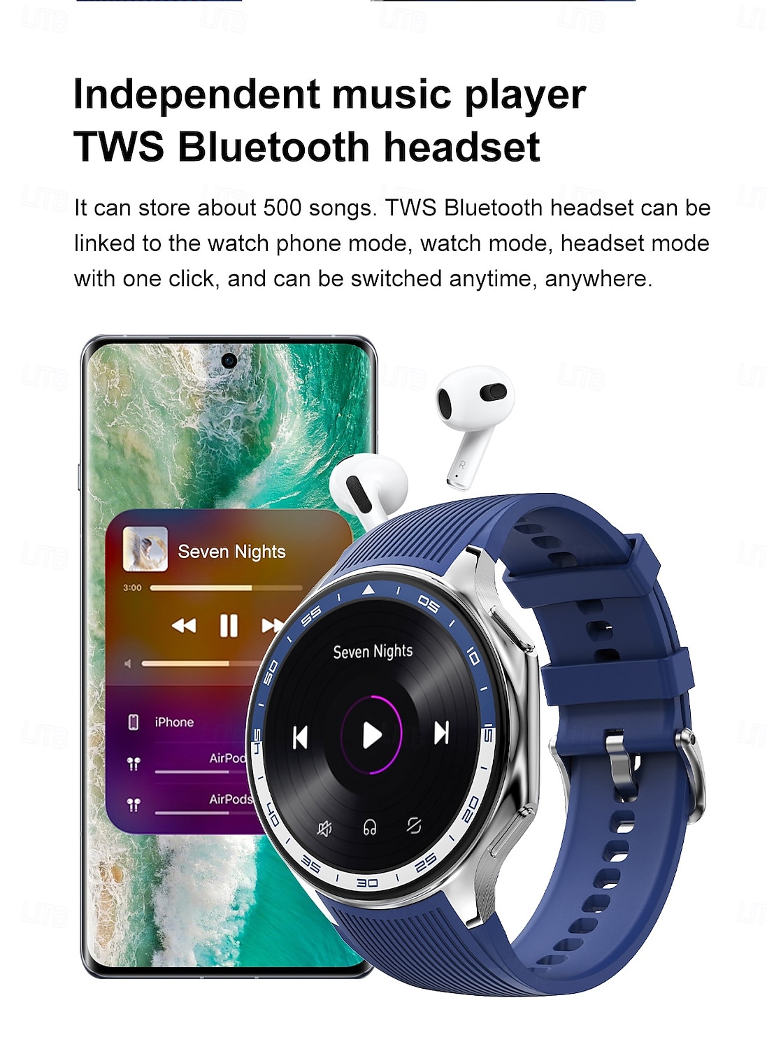 DT WATCH X Smart Watch 1.43 inch Smartwatch Fitness Running Watch Bluetooth Pedometer Call Reminder Fitness Tracker Compatible with Android iOS Men Long Standby Hands-Free Calls Waterproof IP 67 46mm 2025 - $69.99 –P6