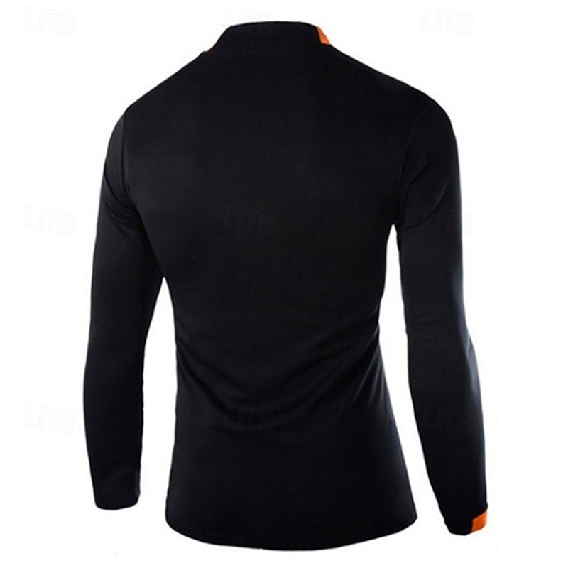 Hombre Camiseta Compresión Camisa atlética Camisa de gimnasia Camisa de fitness Camisa de Compresión Acolchada Manga Larga Camiseta Casual Ropa Deportiva Bloque de color Secado rápido Suave 2025 - $12.99 –P3