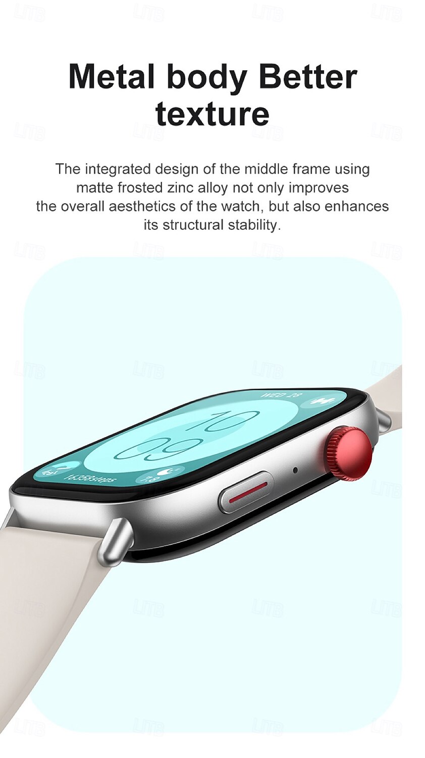 696 P93 Smart Watch 1.393 inch Smart Band Fitness Bracelet Bluetooth Pedometer Call Reminder Sleep Tracker Compatible with Android iOS Women Men Hands-Free Calls Message Reminder IPX-0 38mm Watch Case 2025 - $42.99 –P5