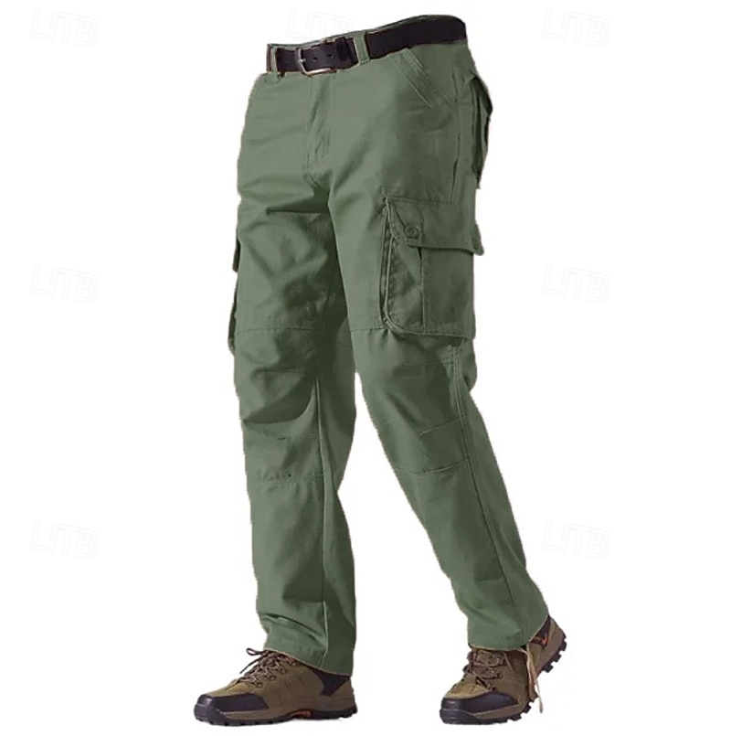 Herren Outdoorhosen Cargohosen Wanderhosen Militär Frühling Herbst Außen Normale Passform Wasserdicht Schnelltrocknend Atmungsaktiv Hosen Armee-Gelb Schwarz Baumwolle Jagd Klettern Camping / Wandern 2026 - $36.99 –P3