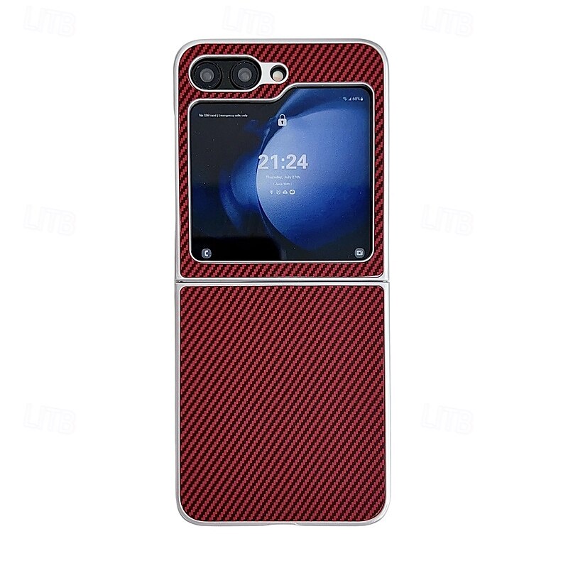Phone Case For Samsung Galaxy Z Flip 7 Z Flip 6 Z Flip 5 Z Flip 4 Z Flip 3 Back Cover Shockproof Retro TPU PU Leather 2025 - $13.99 –P17