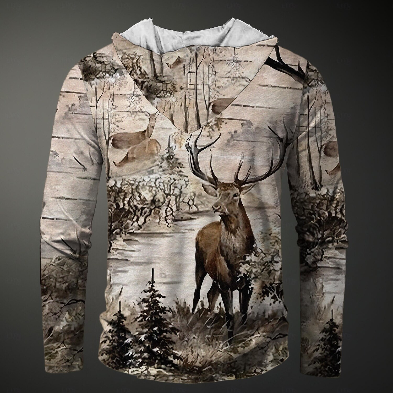 Voor heren Hert Trui met capuchon Hoodies Sweatshirt Modieus Stoer