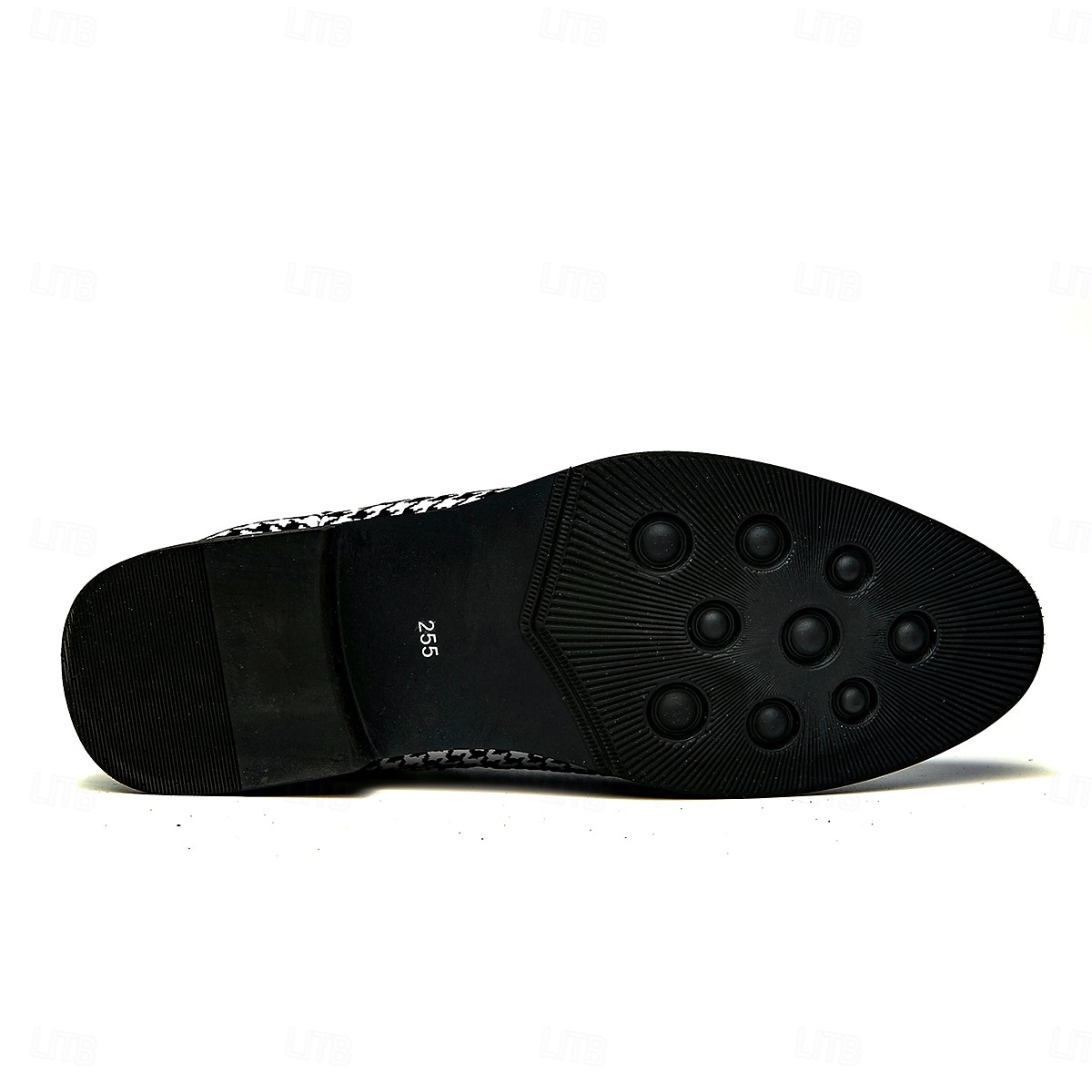 chelseaboots för män i houndstooth-mönster – klassiska slip-on ankelboots med elastiska sidopaneler för formella och vardagliga tillfällen 2025 - $54.99 –P5