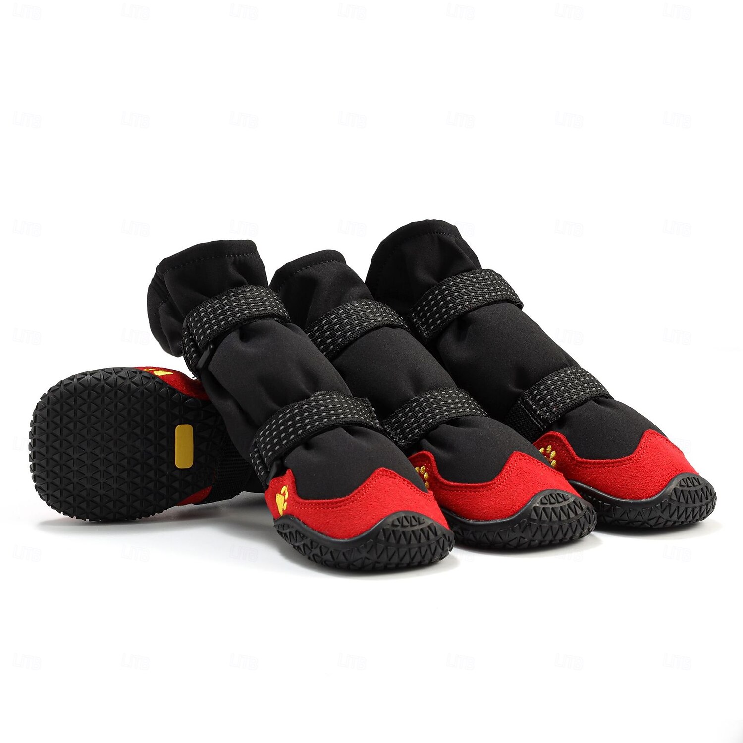 Botas de nieve para perros, botas para perros al aire libre, zapatos de invierno para perros, protectores de patas antideslizantes, impermeables, deportivos y cálidos para la nieve y la lluvia para 2025 - $26.99 –P8