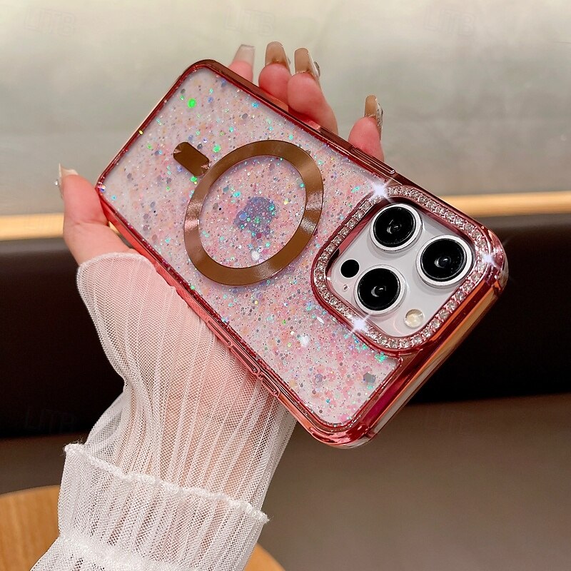 2025年 電話 ケース 用途 iPhone 16 Pro Max プラス iPhone 15 プロマックスプラス iPhone 14 13 12 Pro Max Plus iPhone 14 Pro Max iPhone 13 12 Pro Max バックカバー 磁石バックル ワイヤレス充電をサポート 耐衝撃 レトロ風 TPU PC  コレクション – $17.99 –P9
