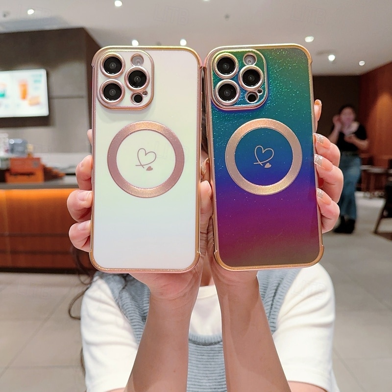 2025年 電話 ケース 用途 iPhone 16 Pro Max プラス iPhone 15 プロマックスプラス iPhone 14 13 12 Pro Max Plus iPhone 14 Pro Max iPhone 13 12 Pro Max バックカバー 磁石バックル ワイヤレス充電をサポート 耐衝撃 レトロ風 TPU 仕上げ  コレクション – $17.99 –P2
