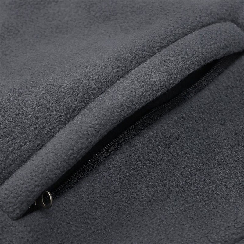 Herren Winterjacke Freizeitjacke Täglich Urlaub warm Tasche Vlies Herbst Winter Glatt Modisch Strassenmode Ständer Standard Schwarz Hell Gray Armeegrün Dunkelblau Jacken 2025 - $35.99 –P10