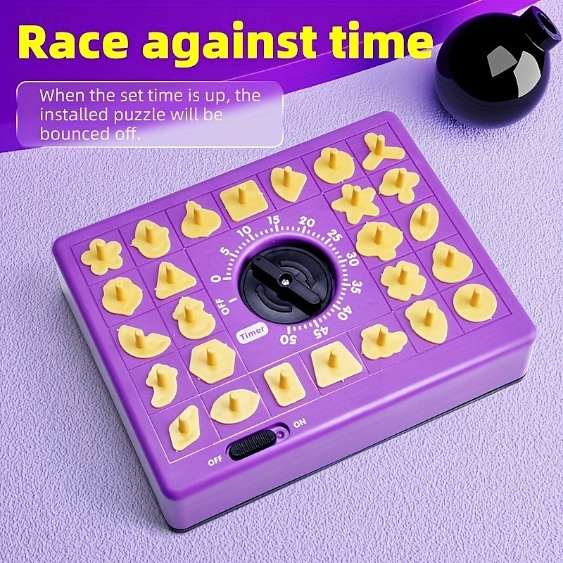Two-Player Concentration Shape Puzzle Game - Learning & Education Early Development & Activity Toys - Enhance Problem-Solving Skills Boost Concentration and Foster Healthy Competition with This Inte 2025 - $27.99 –P2