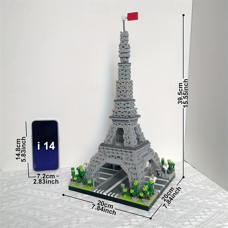 Bouwblokken Architectonisch 3585 pcs verenigbaar ABS + PC Legoing Creatief Decompressie Speelgoed Ouder-kind interactie voor kind Speeltjes Geschenk 2025 - $40.99 –P6