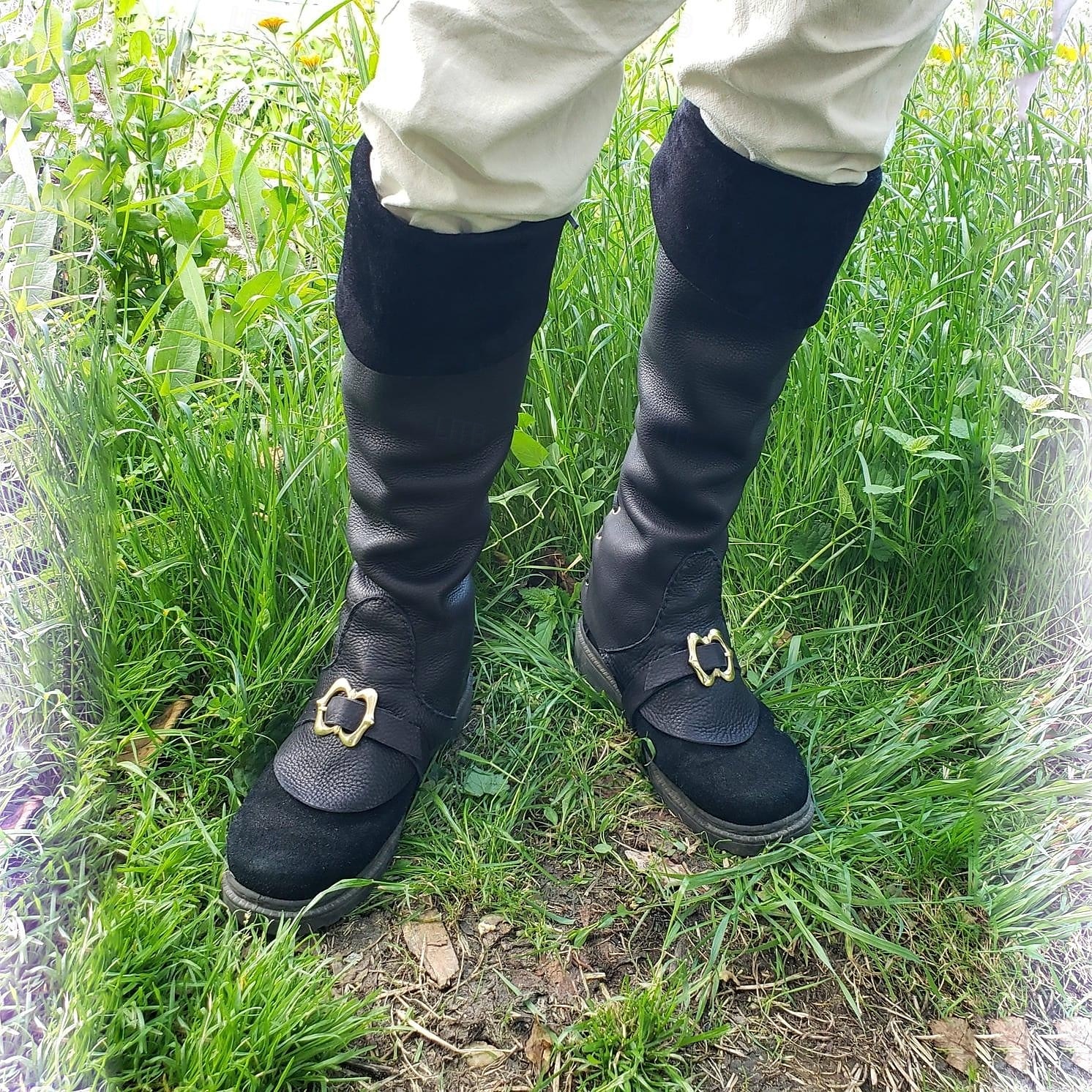 Retro Středověké Maškarní Kamaše Návleky na boty Pánské Unisex Pirát Steampunk Plesová maškaráda Výkon Párty Podium Dospělé Kryt obuvi 2025 - $29.99 –P7