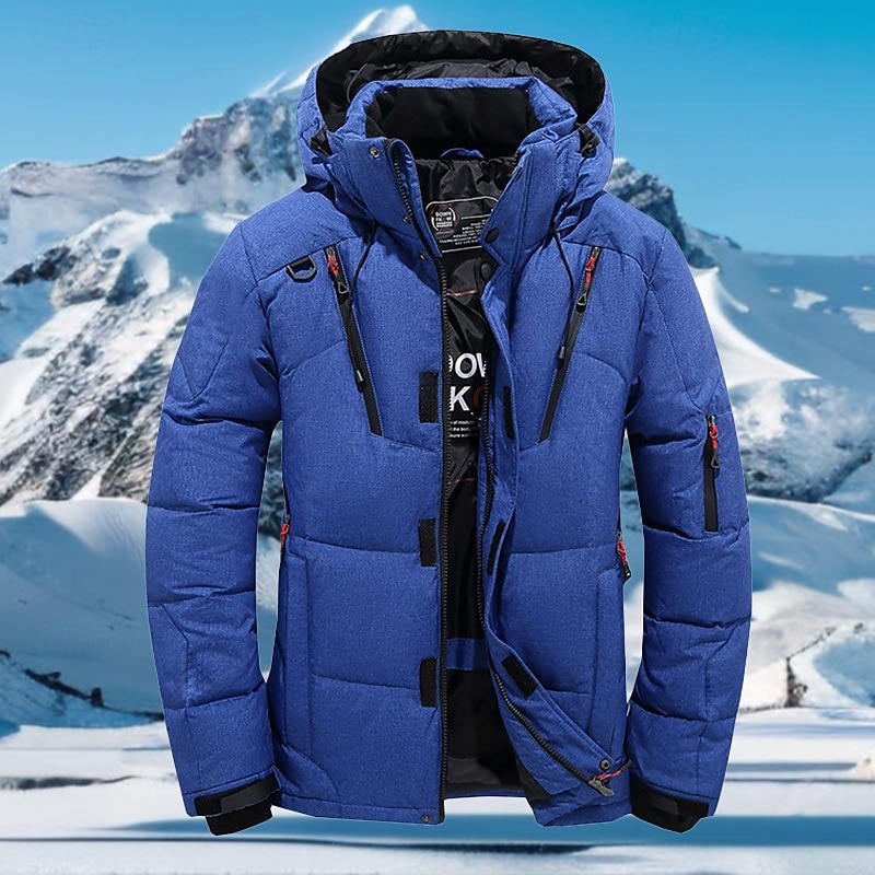 Homens Casaco com capuz Jaqueta de lã para caminhada Inverno Ao ar livre A Prova de Vento Quente Macio Confortável Jaquetas em Velocino Zip Completo Campismo / Escursão / Espeleologismo Viajar de 2025 por $73.99 –P14