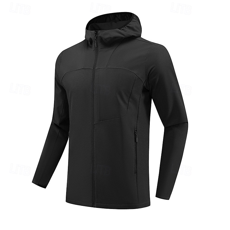 Voor heren Hardloopshirt Lange mouw T-shirt Casual Sportkleding Herfst Thermisch Warm Winddicht Ademend Sportschooltraining Hardlopen Wandelen Sportkleding Sportkleding Effen Zwart Groen Khaki 2025 - $51.99 –P5