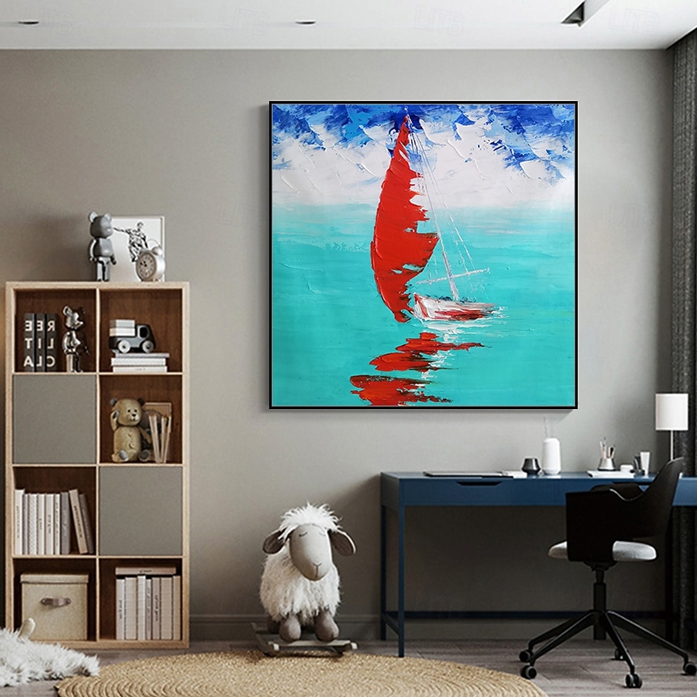 Ručně vyráběné olejomalby na plátně, mintura, moderní abstraktní obrazy na zeď, bezrámové, nenatažené, pro domácí dekorace 2026 - $110.99 –P3