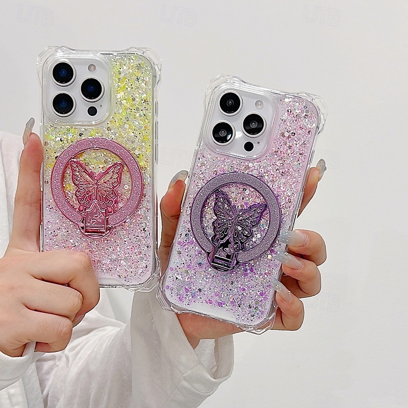 Phone Case For iPhone 16 Pro Max Plus iPhone 15 Pro Max Plus iPhone 14 Pro Max iPhone 14 Pro Max Plus iPhone 13 Pro Max iPhone 12 Pro Max Back Cover with Stand Holder Magnetic with Lanyard Retro PC 2025 - $17.99 –P8