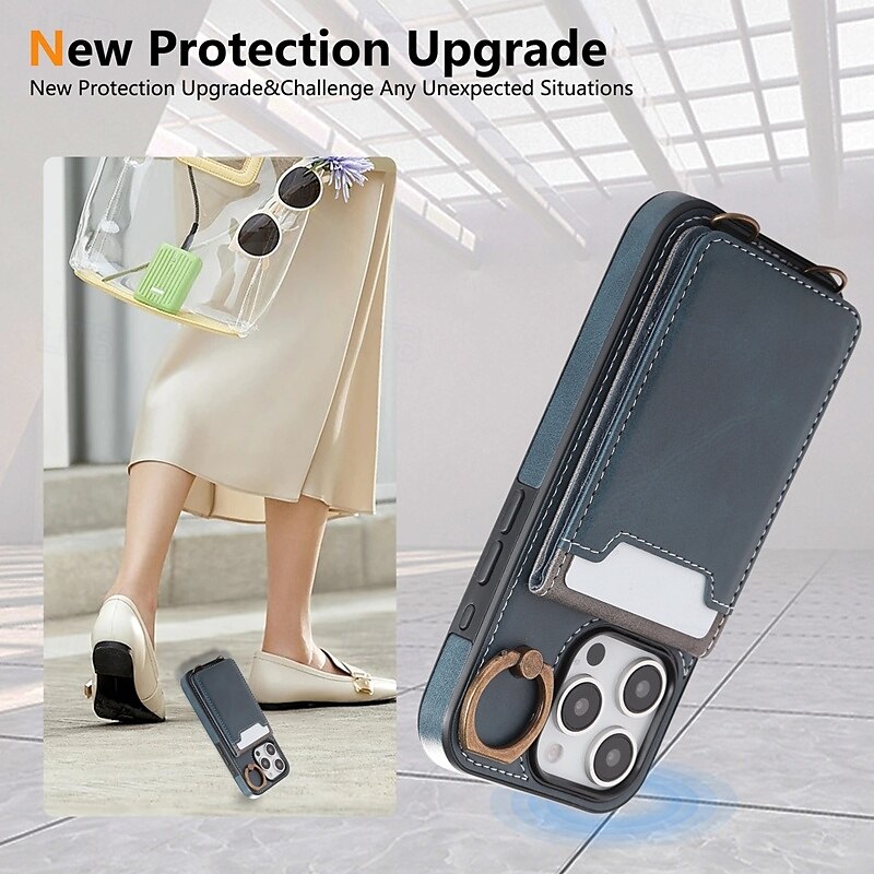 telefoon hoesje Voor iPhone 16 Pro Max Plus iPhone 15 Pro Max Plus iPhone 14 13 12 11 Pro Max Plus iPhone 14 Pro Max iPhone 13 12 11 Pro Max Achterkant met standaard Ringhouder met polsband Retro TPU 2025 - $20.99 –P6