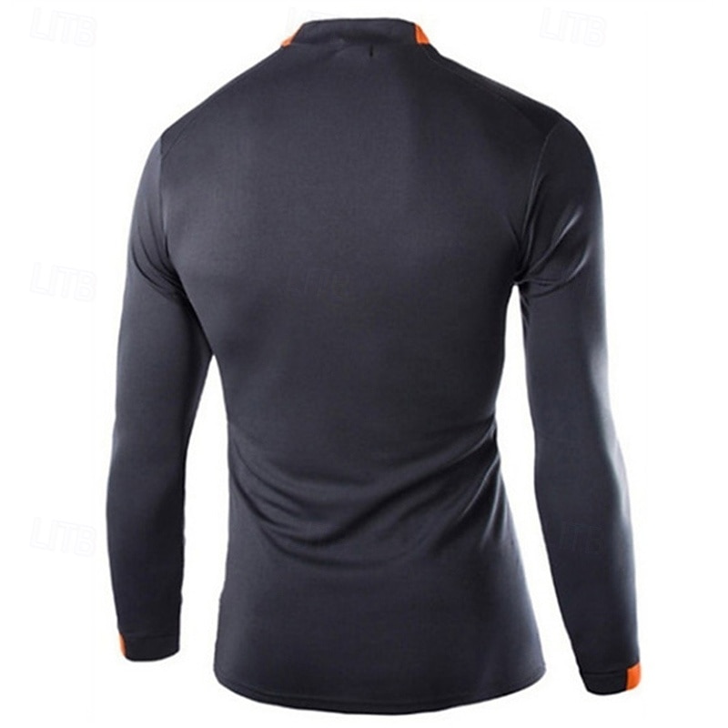 Hombre Camiseta Compresión Camisa atlética Camisa de gimnasia Camisa de fitness Camisa de Compresión Acolchada Manga Larga Camiseta Casual Ropa Deportiva Bloque de color Secado rápido Suave 2025 - $12.99 –P5