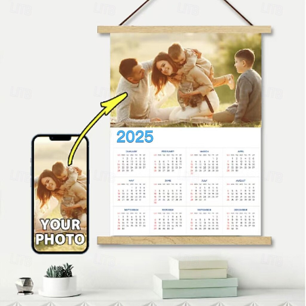 poster personalizzati del calendario 2025 con appendini stampe su tela e poster da parete poster personalizzati del 2025 a $25.99 –P7