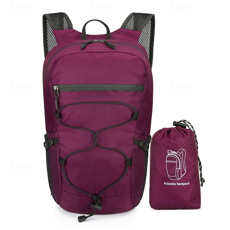 15 L Zaino giornaliero Zaino per escursioni Cerniera Multi-tasche Impermeabile alla pioggia Design Anatomico Indossabile Durevole Esterno Escursionismo Campeggio Militare Nylon Grigio scuro Nero Blu del 2025 a $19.99 –P3