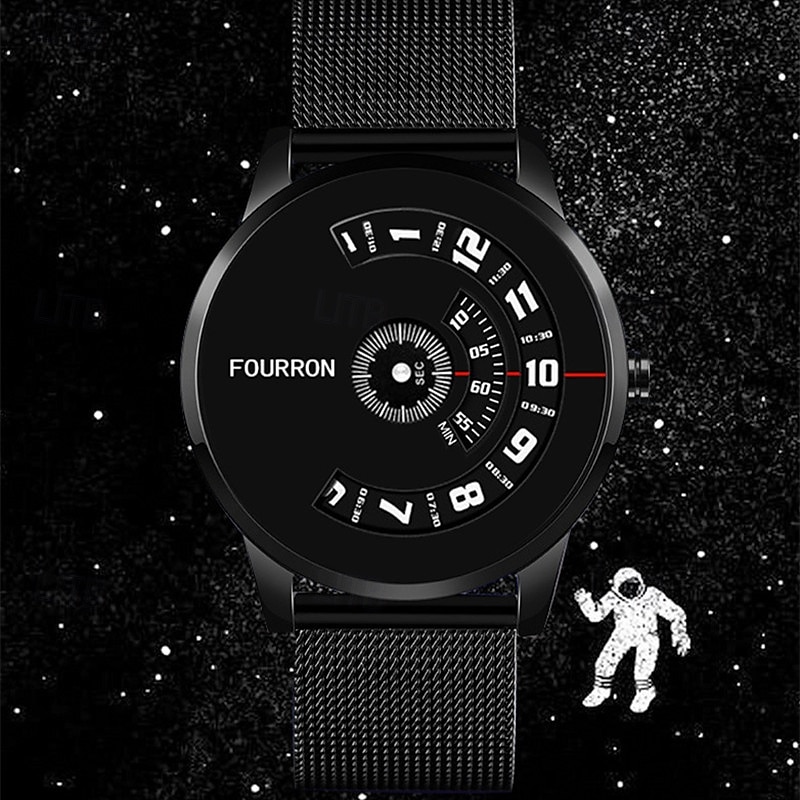Menn Quartz Klokke Minimalistisk Sport Fritid Business Vanntett Dekorasjon Rustfritt Stål Lær Klokke 2026 - $26.99 –P10