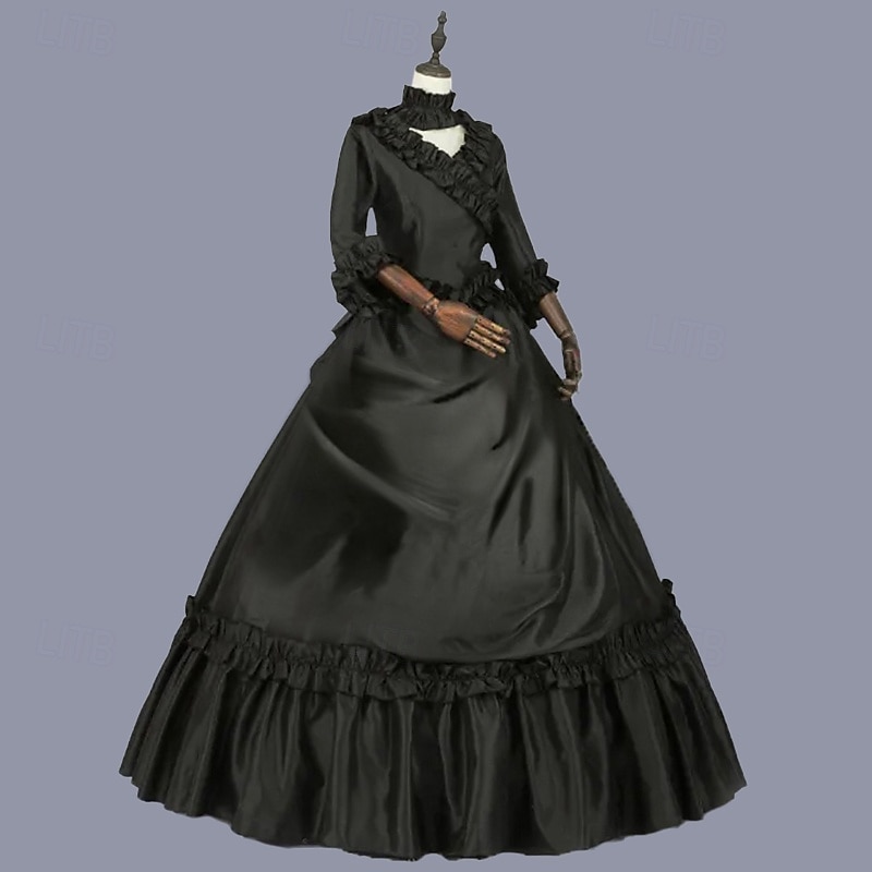 Rokoko Viktorianisch Ballkleid Partykostüm Maskerade Abschlussballkleid Kostüm Damen königlich Maskerade Karneval Party Halloween Erwachsene Kleid 2026 - $107.99 –P9