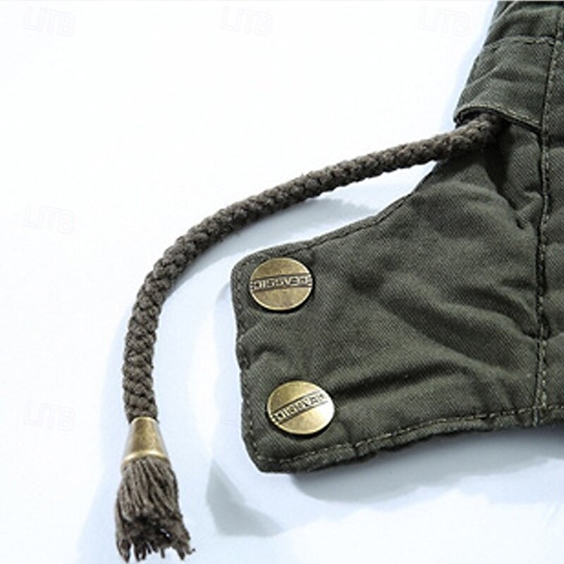 Hombre Chaqueta de lana Al aire libre Forro Polar Resistente al Viento Trajes de senderismo Ropa de senderismo Invierno Otoño Paravientos Color sólido Negro Verde Ejército Caqui 2025 - $47.99 –P7