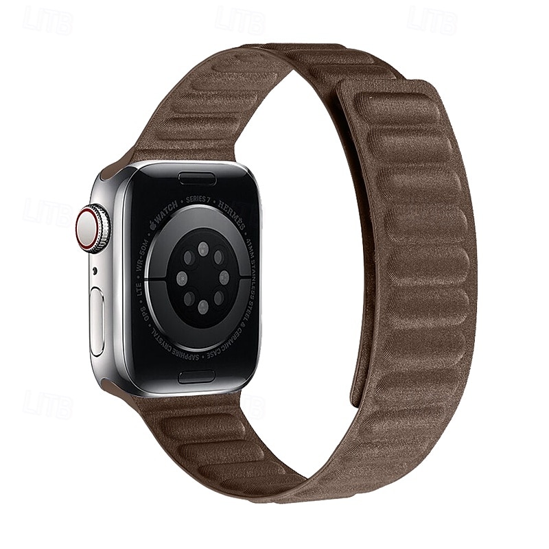 Loop Solo Compatível com Pulseira Apple Watch 38mm 40mm 41mm 42mm 44mm 45mm 49mm Fecho Magnético Ajustável Silicone pulseira de substituição para iwatch Ultra 2 Series 9 8 7 SE 6 5 4 3 2 1 de 2025 por $19.99 –P6