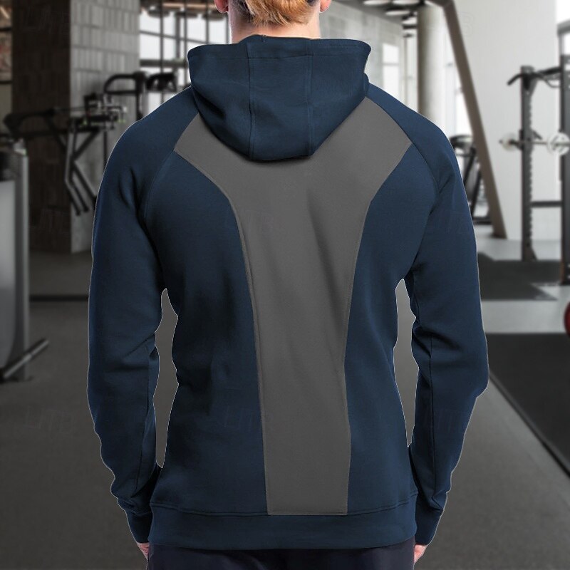 Per uomo Felpa con cappuccio fitness Felpa con cappuccio da allenamento Manica lunga Felpa con cappuccio Informale Athleisure Autunno Tenere al caldo Antivento Traspirante Allenamento in palestra del 2025 a $25.99 –P7