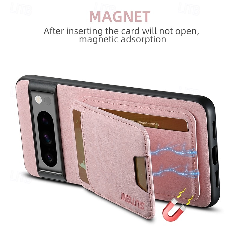 telefoon hoesje Voor Pixel 9 Pro Pixel 9 Pro XL Pixel 8 Pro Pixel 8 Pixel 9 Pixel 7 Pixel 7 Pro Pixel 6 Pixel 6 Pro Wallet Card Case met standaard Kaartsleuf Schokbestendig Retro TPU PC PU-nahka 2025 - $19.99 –P10