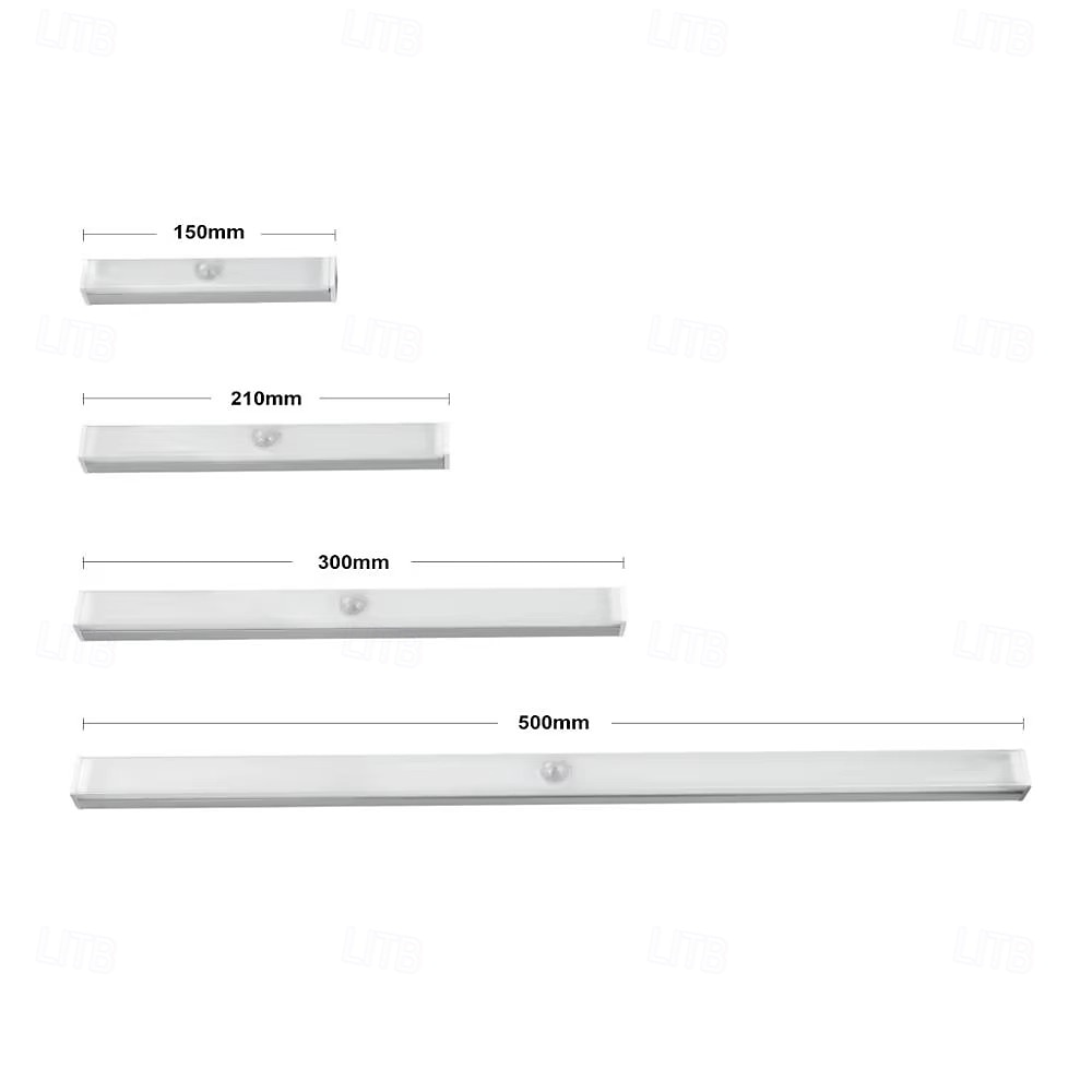 Veilleuse à détection de mouvement à LED rechargeable par USB, bande lumineuse à trois tons, câble intelligent, sans fil, pour armoire de chambre à coucher, armoire à vin, garde-robe, couloir, de 2025 ? $14.99 –P3