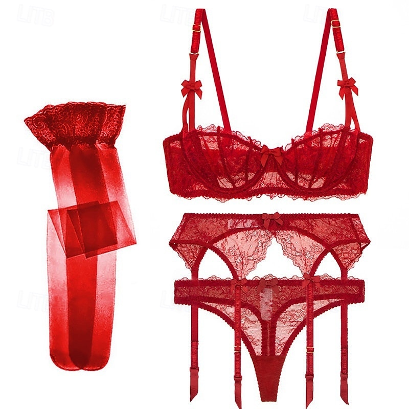Babydoll Lingerie Bra Thong Underwear Women's Sexy Adults New Year Eve Party Bra Stockings Valentine's Day Gift for Her 2026 - CAD $48.99 Babydoll Lingerie Bra Thong Underwear Women's Sexy Adults New Year Eve Party Bra Stockings Valentine's Day Gift for Her 2026 - CAD $48.99