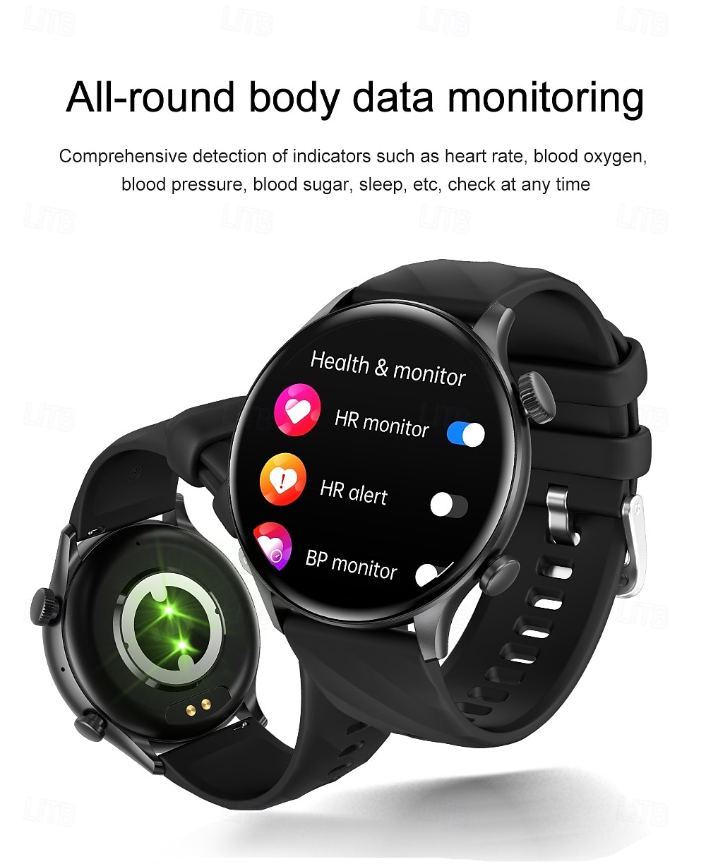 696 ZW63 Smart Watch 1.39 inch Smart Band Fitness Bracelet Bluetooth Pedometer Call Reminder Sleep Tracker Compatible with Android iOS Women Men Hands-Free Calls Message Reminder IPX-0 46mm Watch Case 2025 - $36.99 –P9