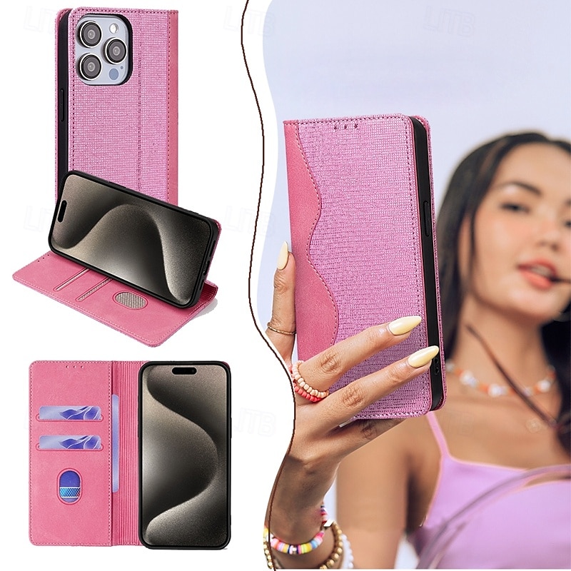 teléfono Funda Para iPhone 16 Pro Max Plus iPhone 15 Pro Max Plus iPhone 14 13 12 11 Pro Max Plus iPhone 14 Pro Max iPhone 13 12 11 Pro Max Funda Trasera con Soporte Magnética Ranura para tarjetas 2025 - $19.99 –P1