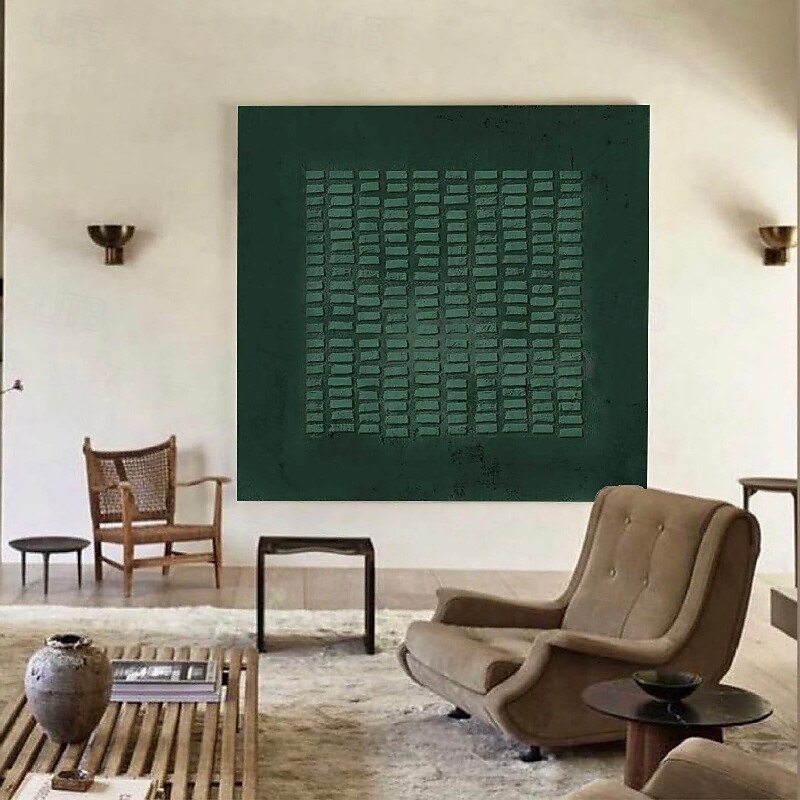 met de hand geschilderd abstract schilderij op canvas met de hand geschilderd bruin bohemian schilderij bruine muurkunst 3d textuur olieverfschilderij handgemaakte bruine abstracte kunst gunge donker 2025 - $200.99 –P9