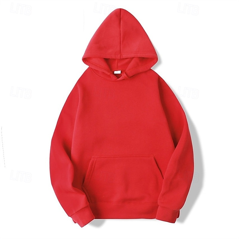 Hombre Sudadera Con Capucha Manga Larga Con Capucha Camiseta Al aire libre Mantiene abrigado Forro Polar Rutina de ejercicio Suave Invierno Poliéster Gris oscuro Negro Blanco Gimnasio Escalada 2025 - $11.59 –P16