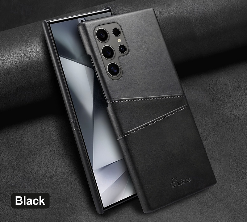 телефон Кейс для Назначение S24 S24 Ultra Plus S23 Ultra Plus S23 S22 S22 Плюс Ультра Кейс на заднюю панель Защита от удара Ретро ТПУ Кожа PU 2025 - $16.99 –P9