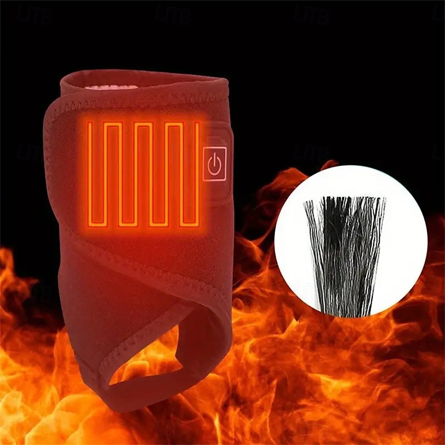 טיפול עטיפת קרסול מחומם חשמלי באמצעות usb מחמם קרסול סד כף רגל עם 3 הגדרות טמפרטורה לשיכוך כאבים 2025 - $19.99 –P2