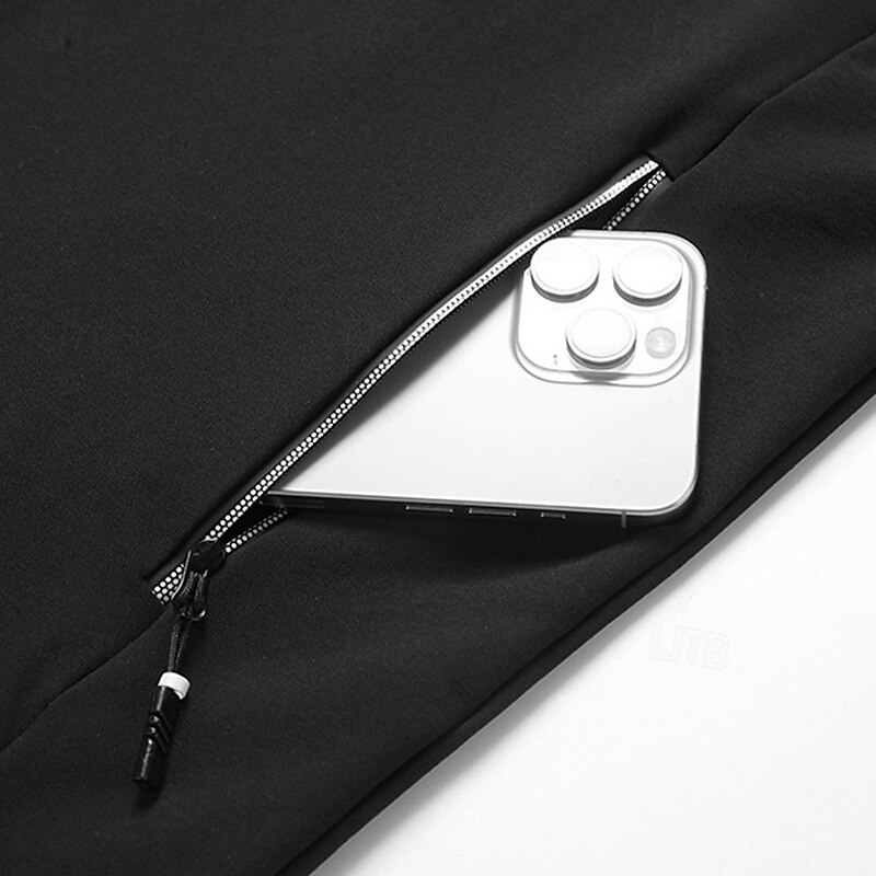 Hombre Chaqueta Softshell Chaqueta para senderismo Al aire libre Resistente al Viento Resistente al Agua Chaqueta cortavientos Viaje Gris oscuro Negro 2025 - $34.39 –P4